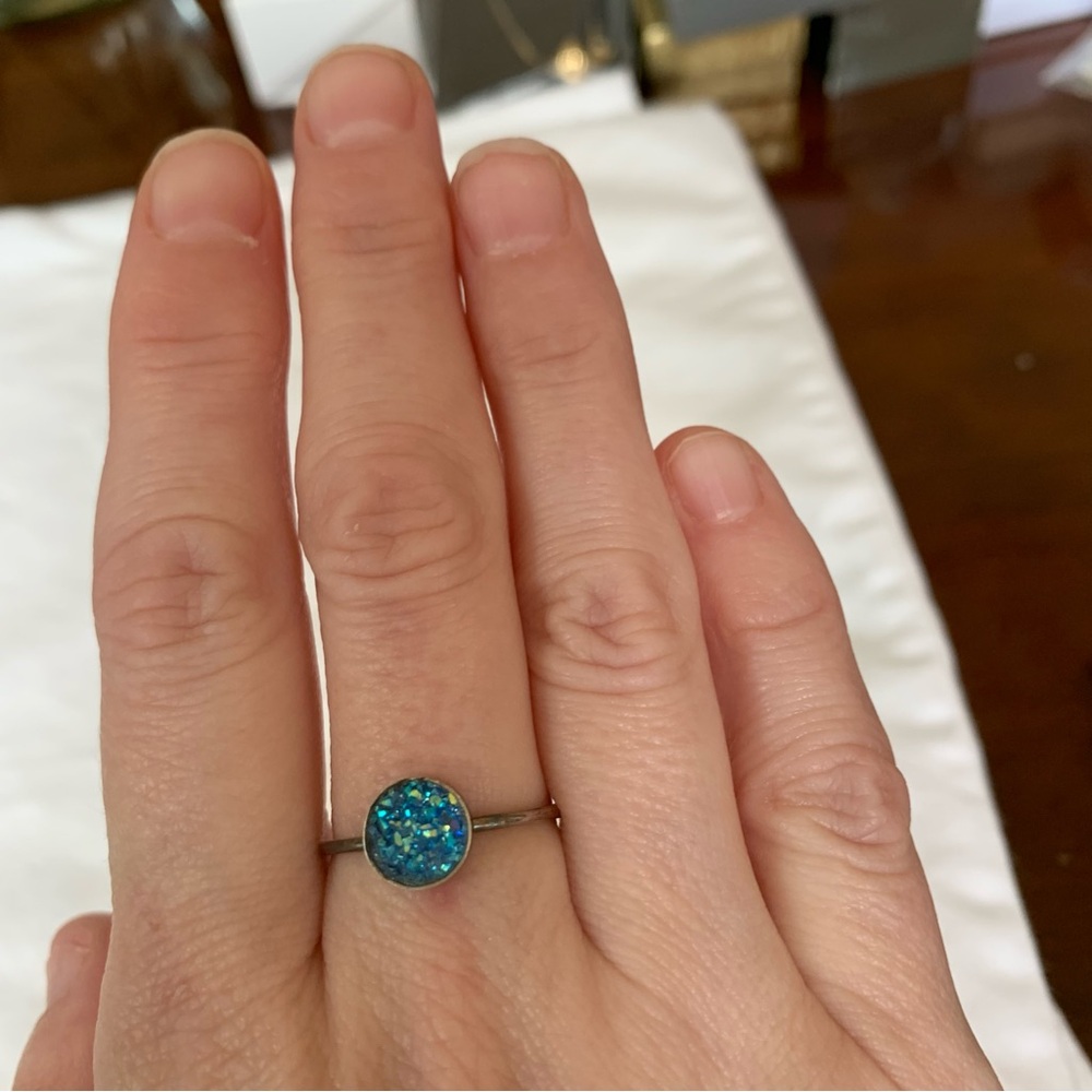 Dazzling Blue Stone Ring